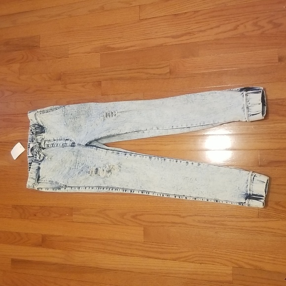 Brand New Acid Wash Destroyed Joggers - Picture 1 of 7